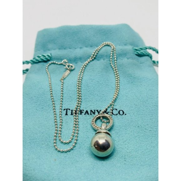 Tiffany & Co Fascination BallPendant With Bead 16” Necklace Tiffany & Co